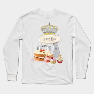 Baking queen Long Sleeve T-Shirt